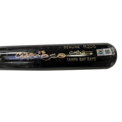 Carlos Pena Autographed Louisville Slugger Game Used Rays Bat - Player's Closet Project
