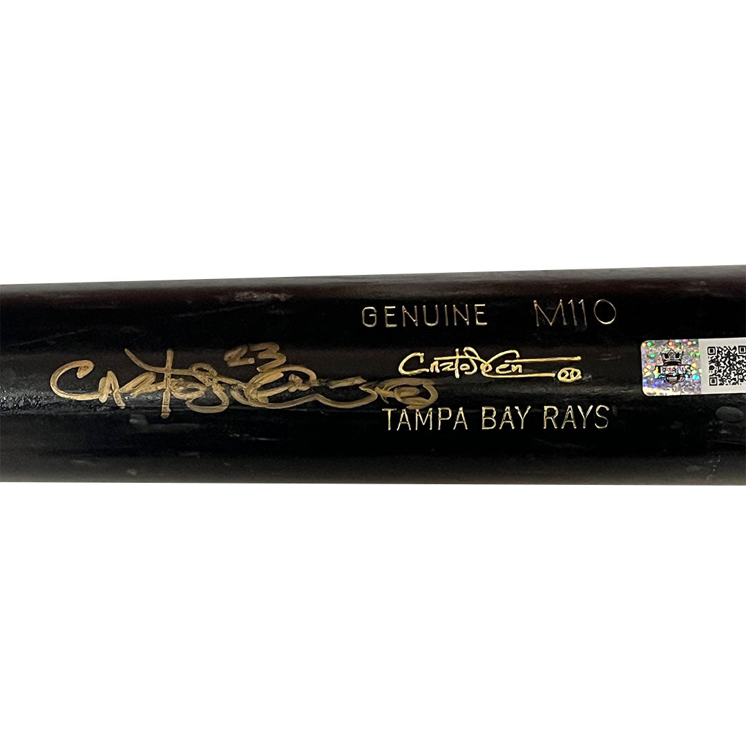 Carlos Pena Autographed Game Used Tampa Bay Rays Bat - Player's Closet Project