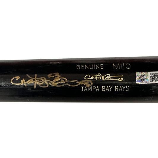 Carlos Pena Autographed Game Used Tampa Bay Rays Bat - Player's Closet Project