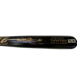 Carlos Pena Autographed Game Used Custom Marucci Bat - Player's Closet Project