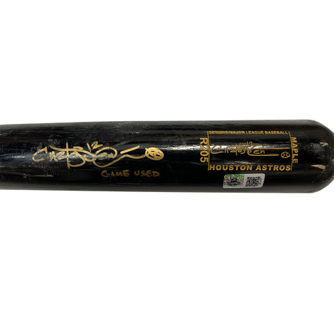 Carlos Pena Autographed Game Used Houston Astros Bat - Player's Closet Project