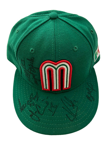 Team Mexico Autographed Hat - 6 Signed - Player's Closet Project