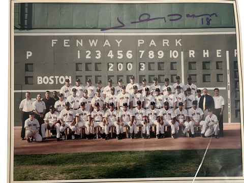 Johnny Damon 2003 Boston Red Sox Photo - Player's Closet Project