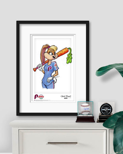 Lola Bunny x MLB Phillies Limited Edition Art Print