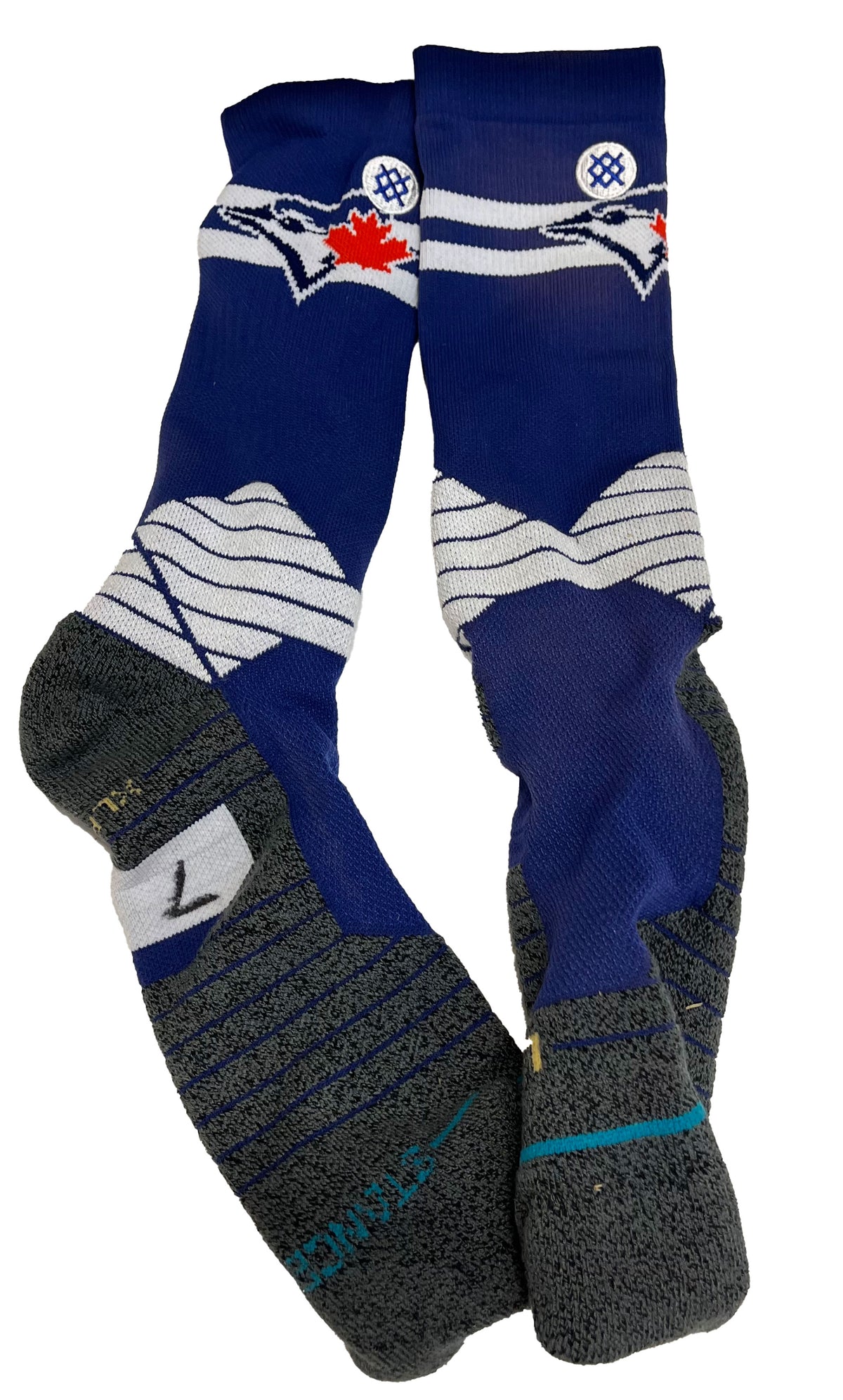 blue jays dress socks Bradley Zimmer Toronto Used - Pair Color Name:OLIVE Soft girl birthday dress making them an ideal vendor:10000