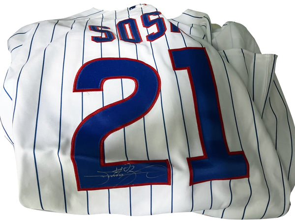 Sammy Sosa Autographed Cubs Jersey - Player's Closet Project