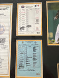 Clint Hurdle Framed Autographed 400th Victory as Pirates Manager Game Used Lineup Card - Player's Closet Project