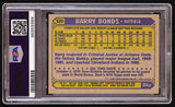 Barry Bonds 1987 Topps #320 Rookie Card (PSA Graded 9)