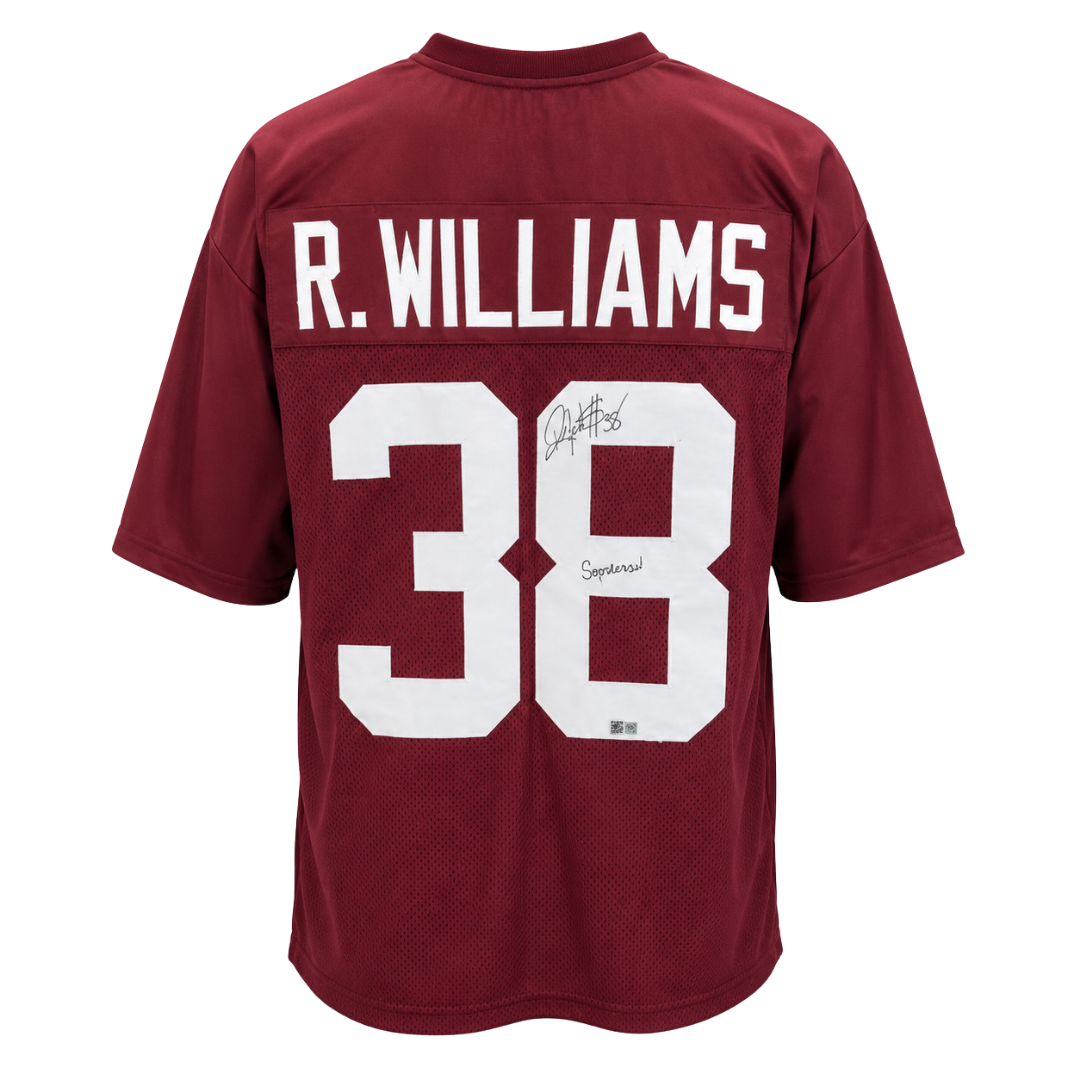 Roy Williams Autographed "Superman" Maroon Custom Jersey