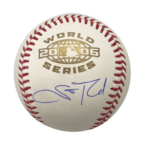 Scott Rolen Autographed 2006 WS Logo Baseball