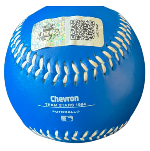 Tommy LaSorda Autographed Dodger Blue Baseball - Player's Closet Project