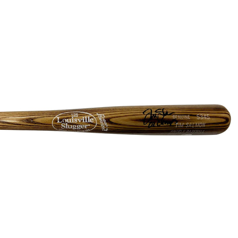 Tim Salmon Autographed "02 Champs" Louisville Slugger Bat