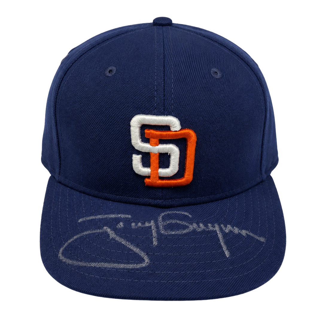 Tony Gwynn Autographed San Diego Padres Baseball Hat - Players Closet