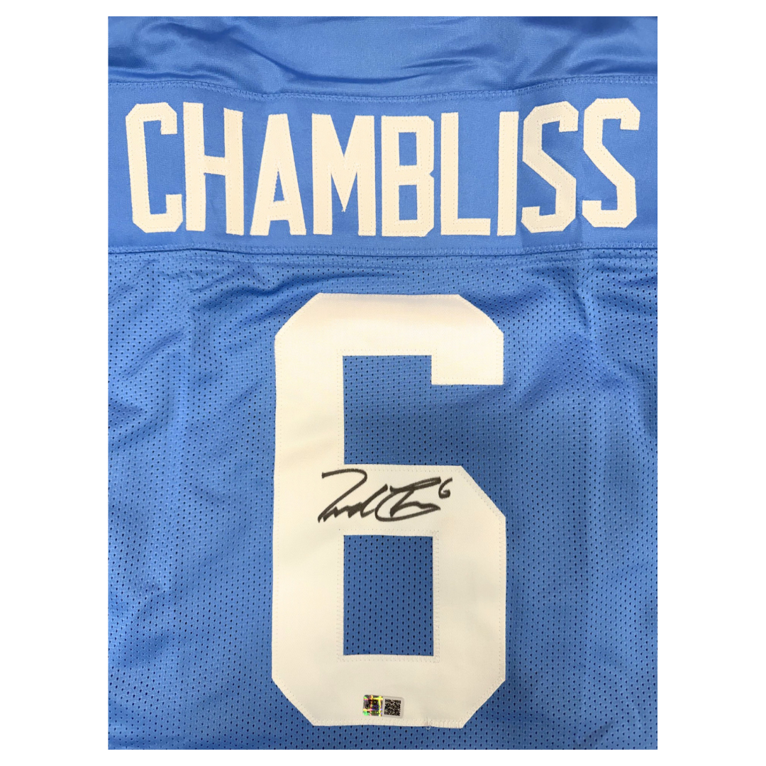 Trinidad Chambliss Autographed Blue Custom Jersey