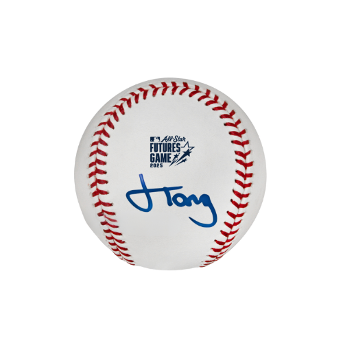 Jonah Tong Autographed 2025 Futures Game Logo Baseball - (PRESALE)