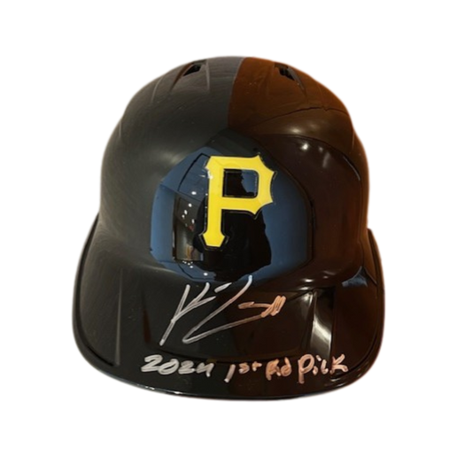 Konnor Griffin Autographed Pirates Batting Helmets