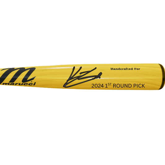 Konnor Griffin Autographed "2024 1ST ROUND PICK" Game Model Marucci Bat - (PRESALE)
