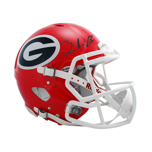 Zachariah Branch Autographed Georgia Authentic Helmet - (PRESALE)
