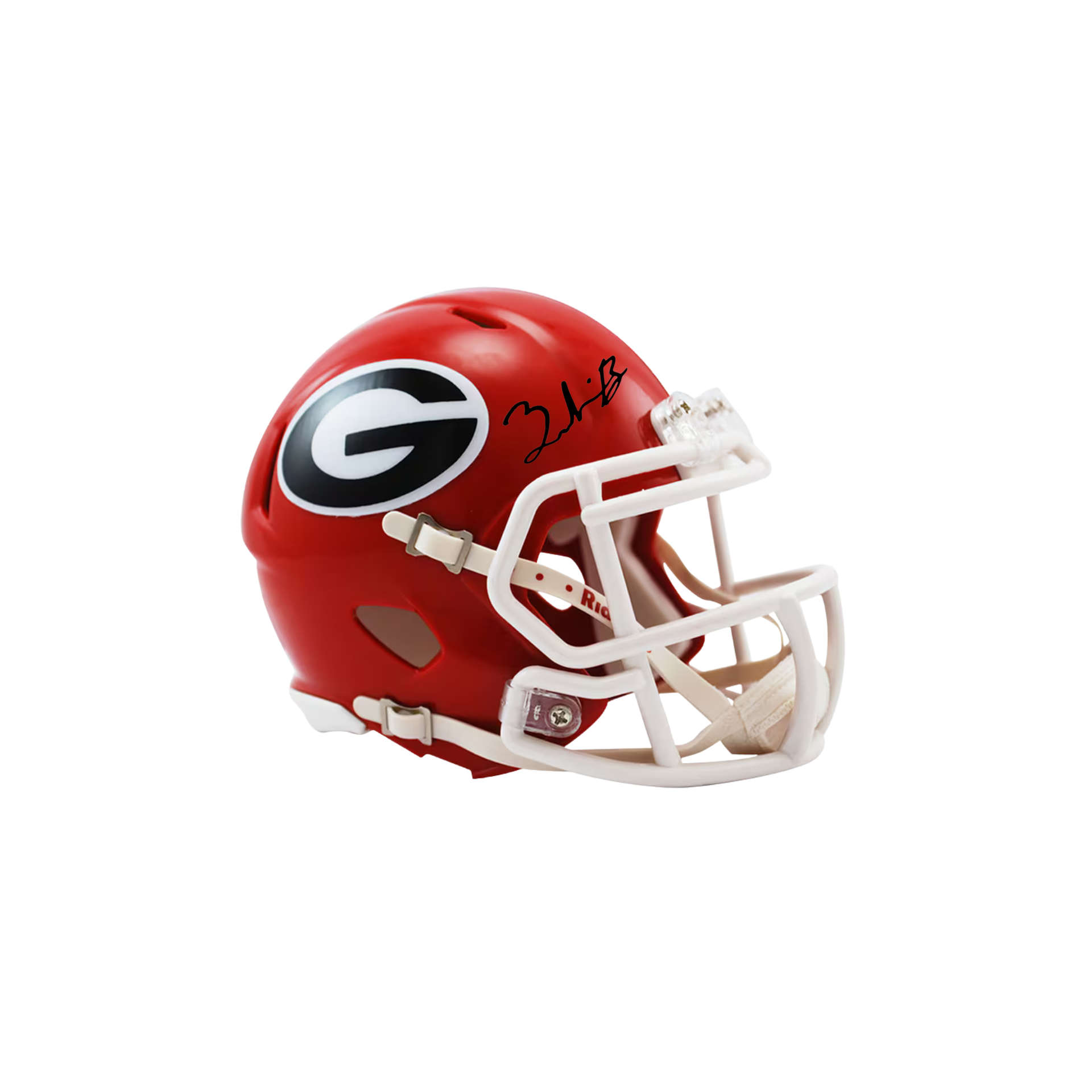 Zachariah Branch Autographed Georgia Mini Helmet – Legends Memorabilia Collection