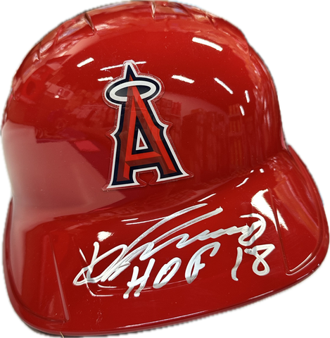 Vladimir Guerrero Sr. Autographed "HOF 18" Angels Batting Helmet