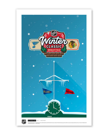 2025 NHL Winter Classic Minimalist Stadium Limited Edition Art Print