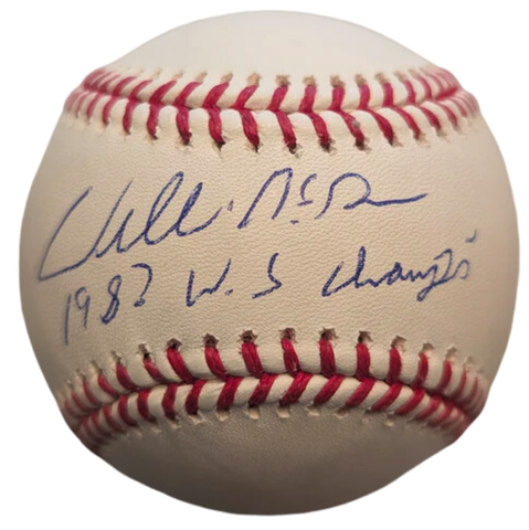 Willie McGee Autographed "1982 WS Champs" Baseball