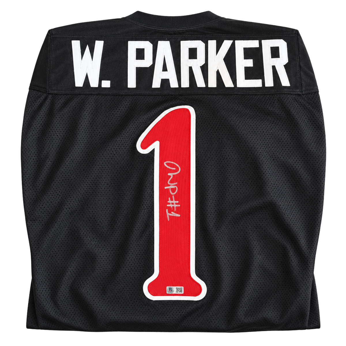Wayshawn Parker Autographed Black Custom Jersey