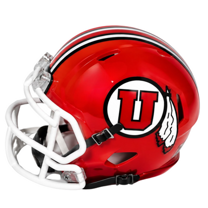 Zack Moss Autographed Utah Utes Red Mini Helmet