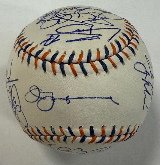 2013 All Star Game Logo Team Signed Baseball - Trout's House