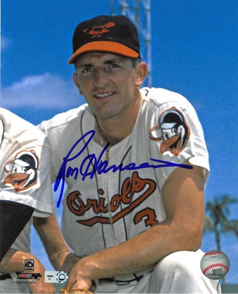 Ron Hansen Orioles Autographed 8x10 Photo