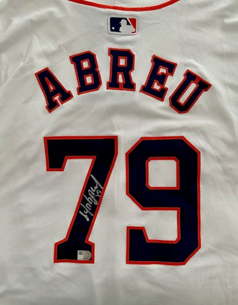 Jose Abreu Autographed Astros Authentic Jersey