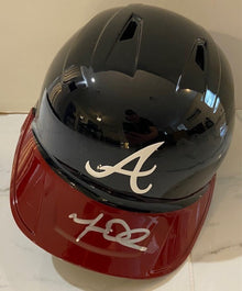 Matt Olson Autographed Braves Helmet
