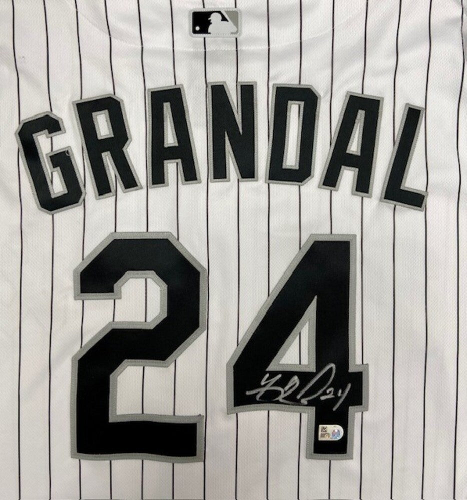 Yasmani Grandal Autographed White Sox Authentic Jersey