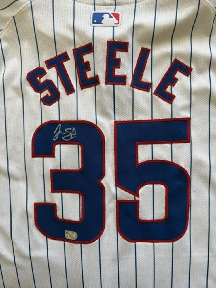 Justin Steele Autographed Cubs Authentic Jersey