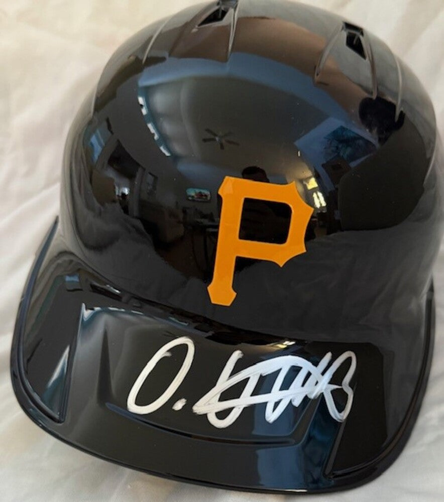 Oneil Cruz Autographed Pirates Helmet