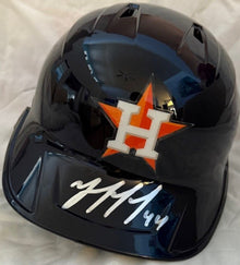 Yordan Alvarez Autographed Astros Helmet