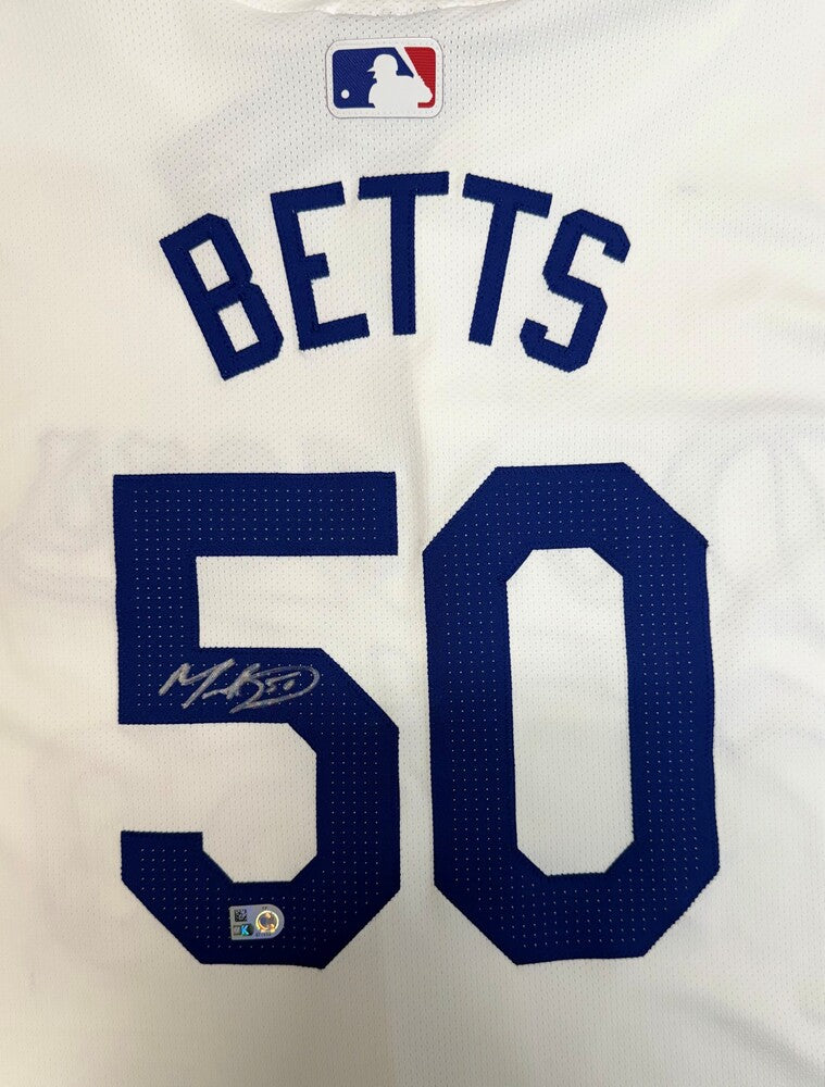 Mookie Betts Autographed Dodgers Authentic Jersey