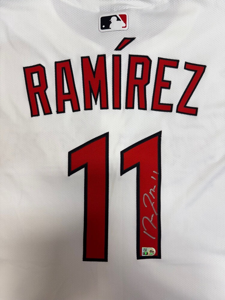 Jose Ramirez Autographed Authentic Guardians Jersey