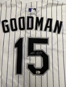 Hunter Goodman Autographed Rockies Authentic Jersey