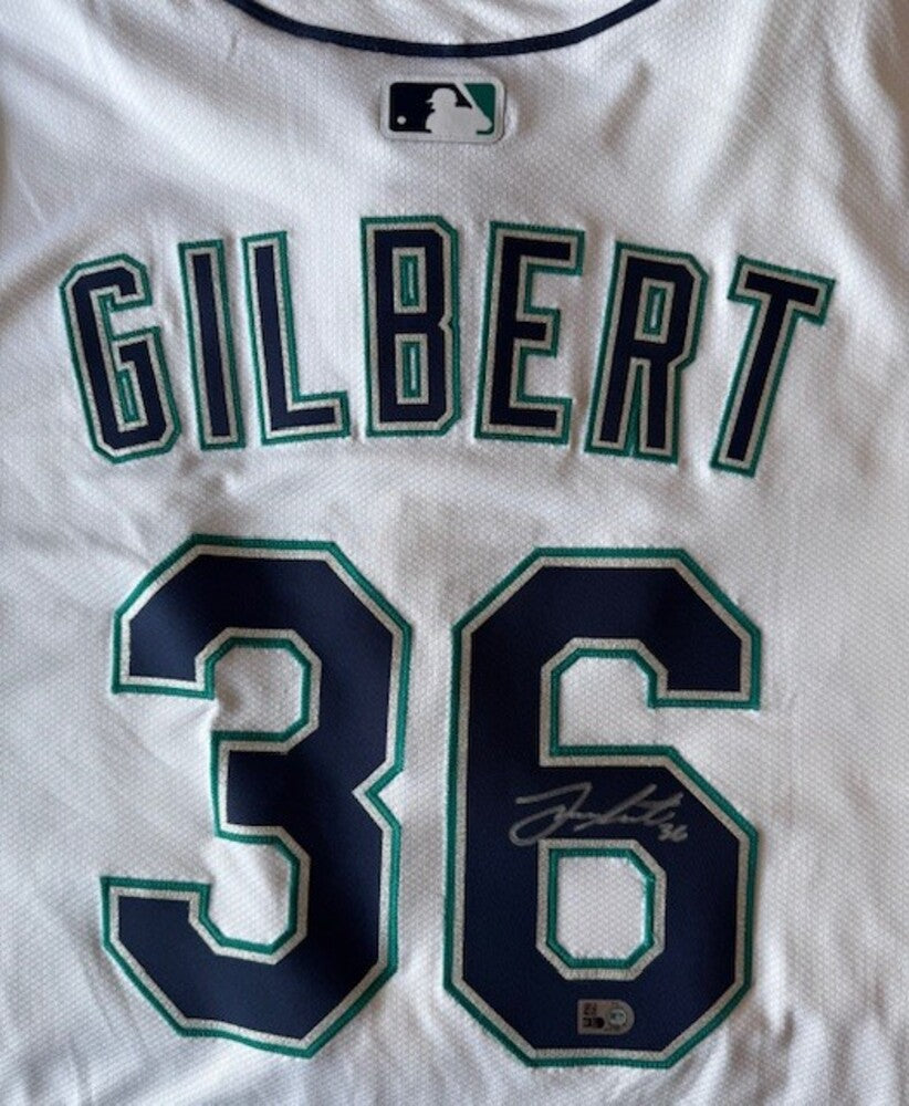 Logan Gilbert Autographed Mariners Authentic Jersey