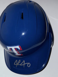 Josh Jung Autographed Rangers Batting Helmet