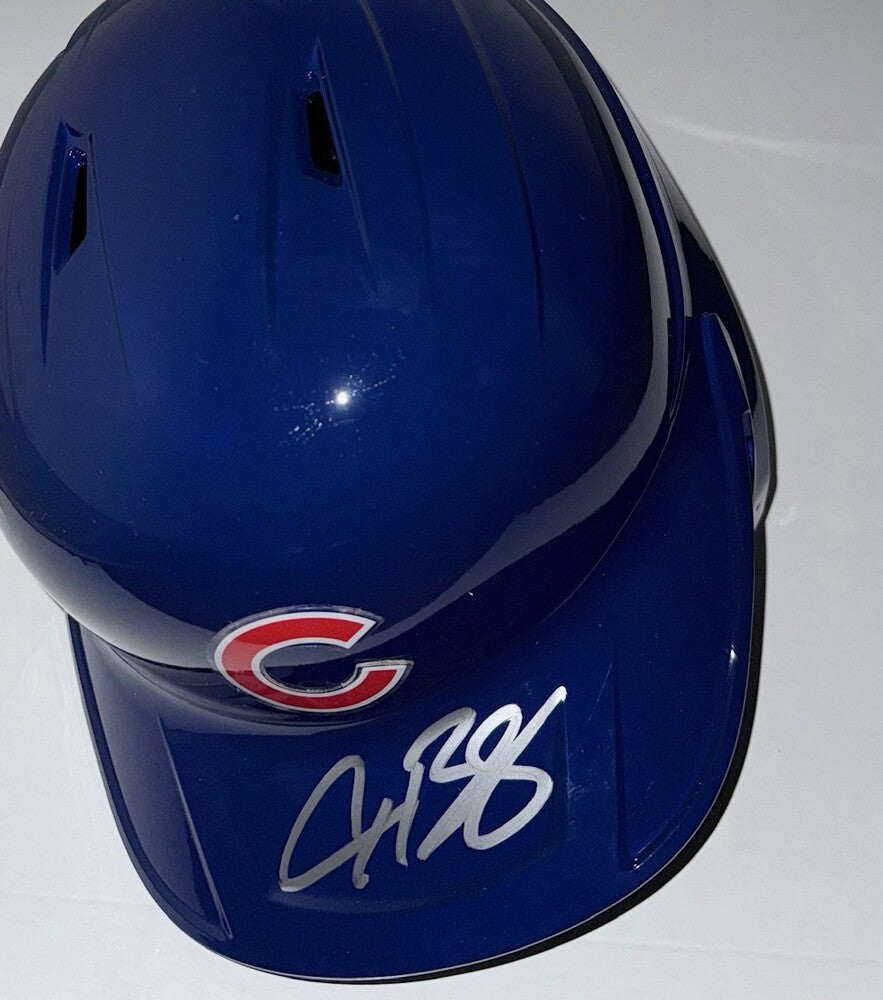 Alex Bregman Autographed Cubs Batting Helmet