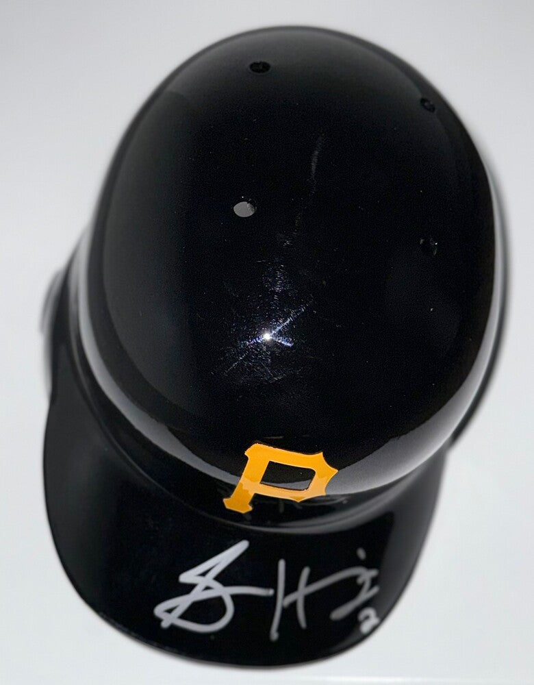Spencer Horwitz Autographed Pirates Helmet