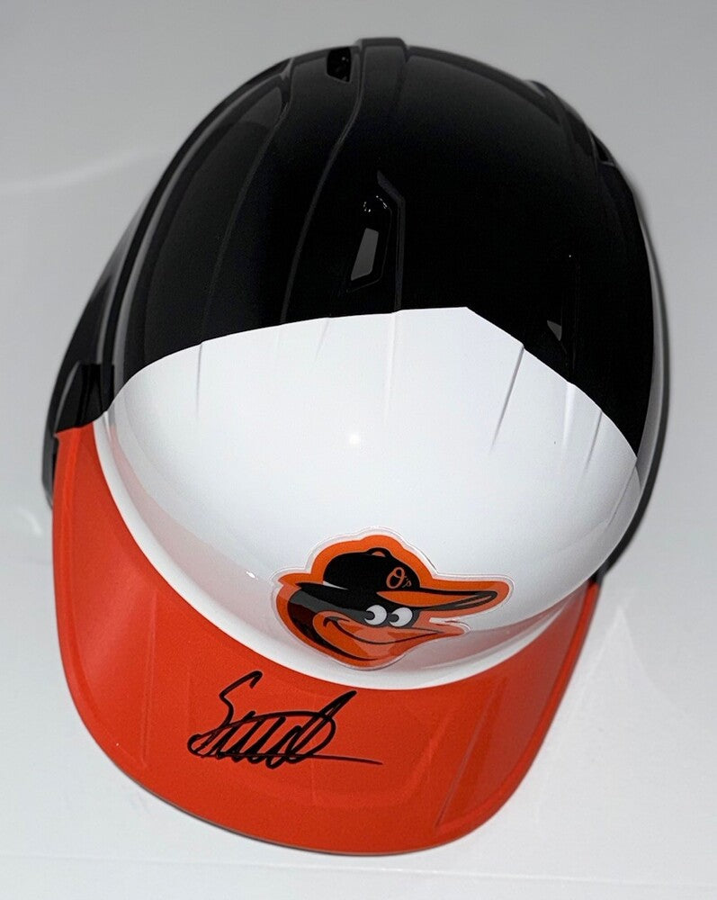 Samuel Basallo Autographed Orioles Helmet