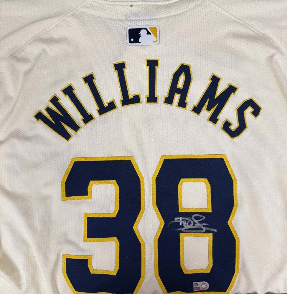 Devin Williams Autographed Brewers Authentic Jersey