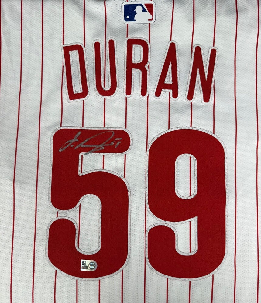 Jhoan Duran Autographed Phillies Authentic Jersey