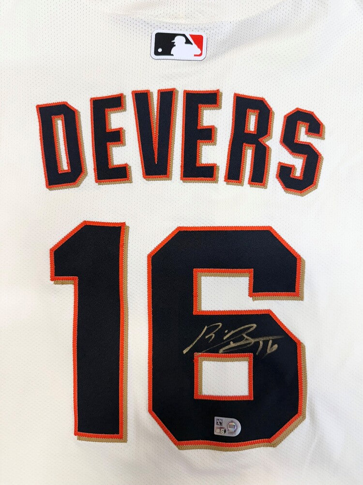 Rafael Devers Autographed Authentic Giants Jersey