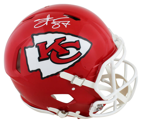 Travis Kelce Autographed Authentic Chiefs Full-Size Speed Proline Helmet - Beckett Authenticated