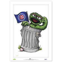 Oscar Rep Your Colours x MLB Cubs Art Print