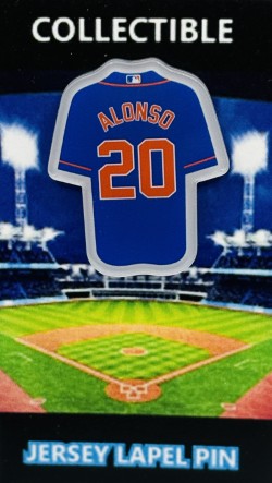 New York Mets Pete Alonso Jersey Lapel Pin